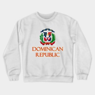 Dominican Republic - Coat of Arms Design Crewneck Sweatshirt